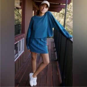 Anthropologie size Large Saturday Sunday 2pc sweatshirt and skirt 2 pc SET NWT